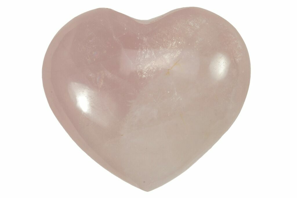 Rose Quartz Crystal Heart