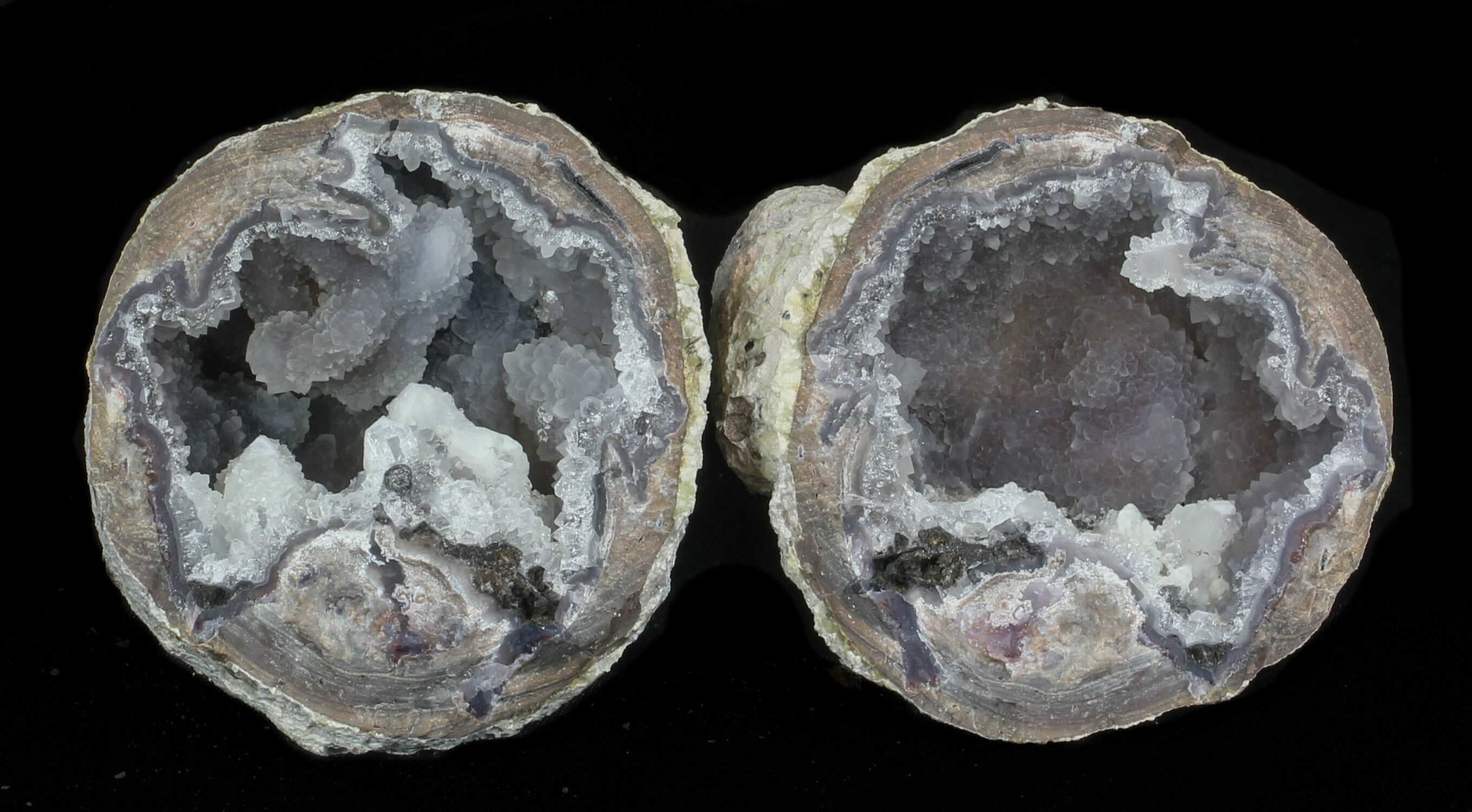 3.3" Crystal Filled Dugway Geode For Sale (33180)