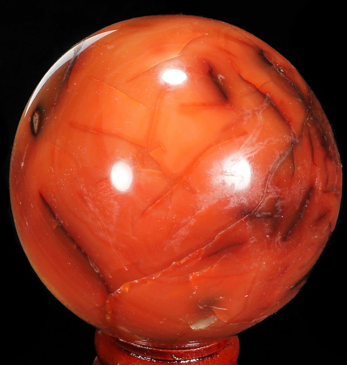 25 Colorful Carnelian Agate Sphere Madagascar For Sale 55033