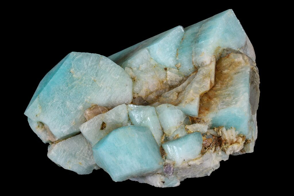 3 Amazonite Crystal Cluster With Smoky Quartz Colorado For Sale 1680 Fossilera Com